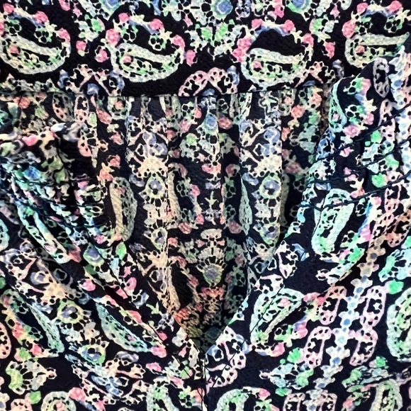 Talbots Blue Paisley Dress - Picture 7 of 15